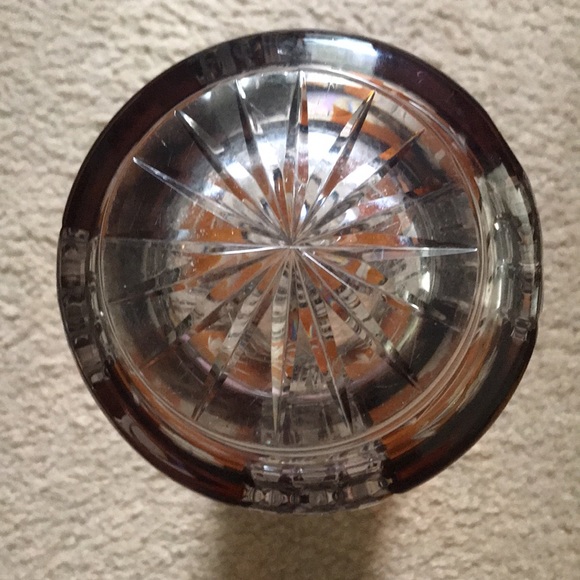 Vintage Bohemia glass vase - Picture 6 of 6